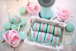 Chic Blue Macaron