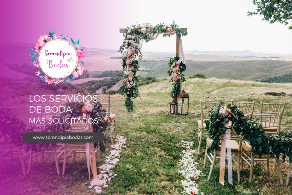 Los 3 servicios de bodas más solicitados por los novios
